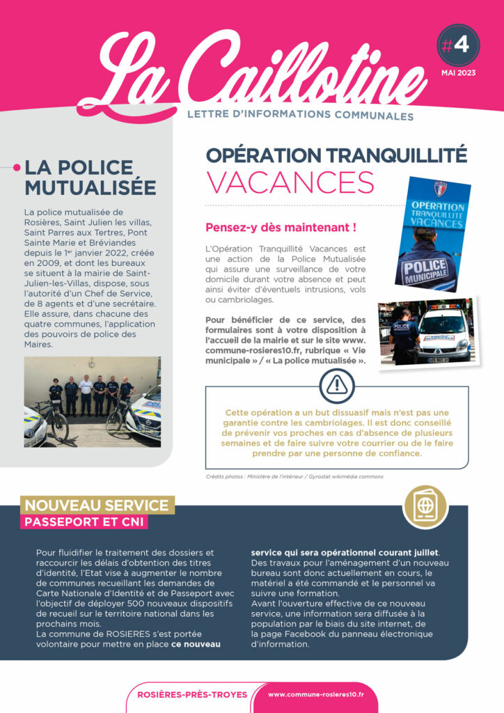 Caillotine N°4 - Mai 2023